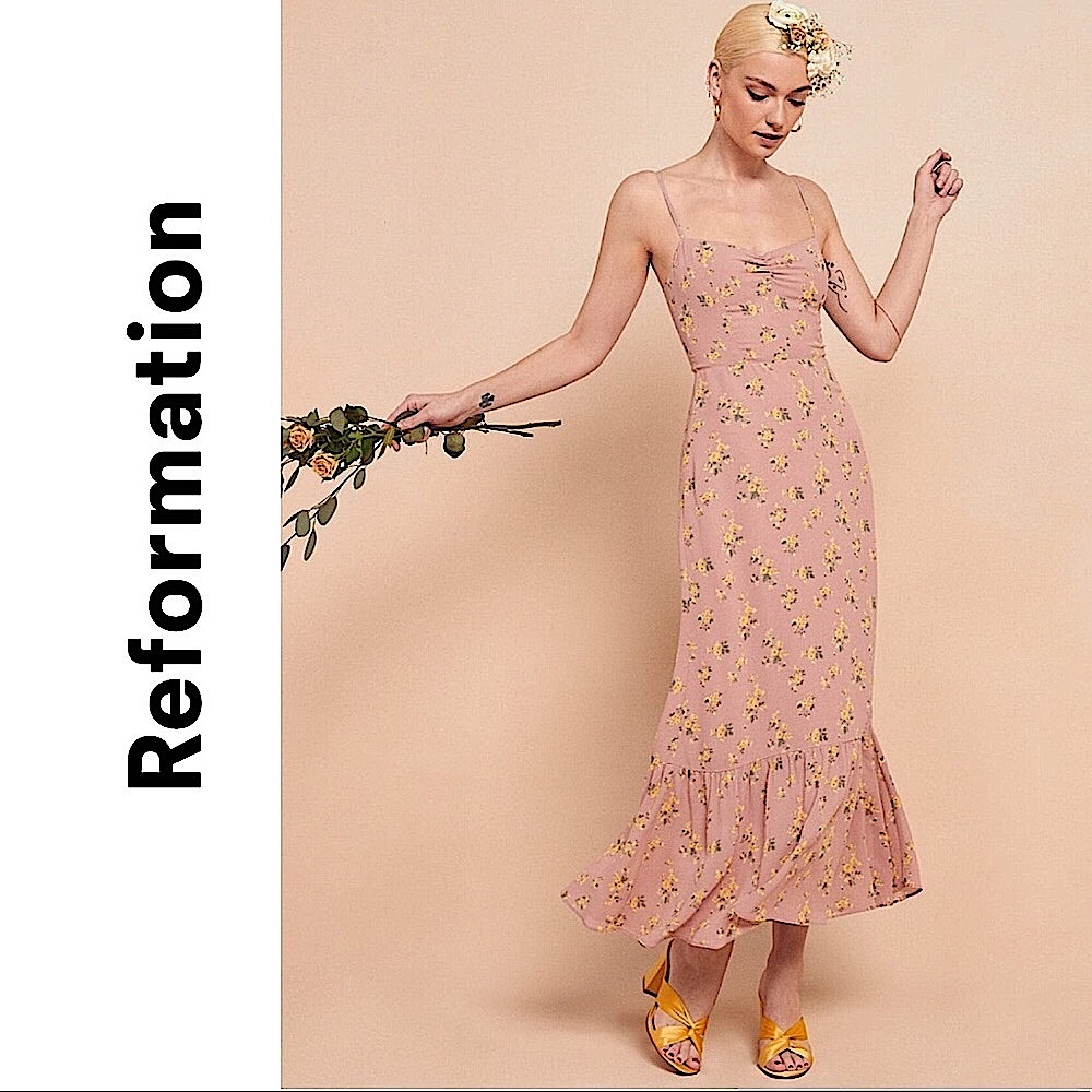 NWT Reformation Emersyn Dress, 12